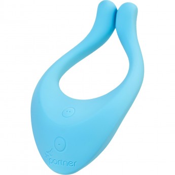 Вибромассажер скобка для пар SATISFYER PARTNER PLUS MULTIFUN 1 ENDLESS LOVE голубой Вибромассажер скобка для пар SATISFYER PARTNER PLUS MULTIFUN 1 ENDLESS LOVE голубой