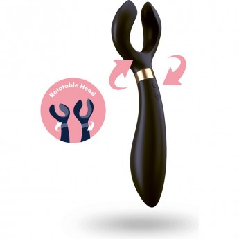 Ультрафункциональный вибромассажер SATISFYERFEEL SATISFYER PARTNER MULTIFUN 3 BLACK Ультрафункциональный вибромассажер SATISFYERFEEL SATISFYER PARTNER MULTIFUN 3 BLACK