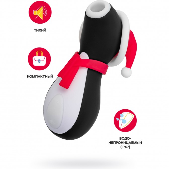 Вакуум-волновой стимулятор клитора SATISFYER PRO PENGUIN HOLIDAY EDITION бесконтактный 4059945