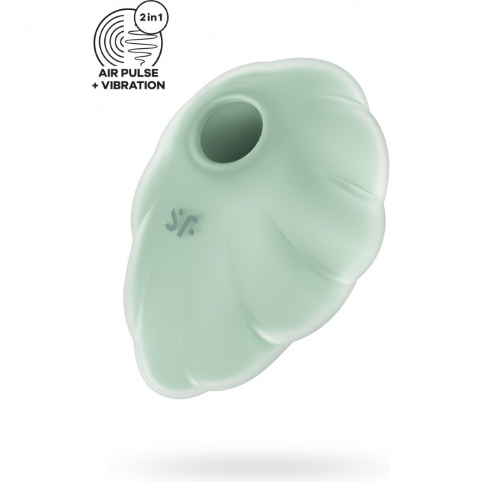 Вакуумный стимулятор клитора SATISFYER CLOUD DANCER, силикон, зеленый J2018-275-3