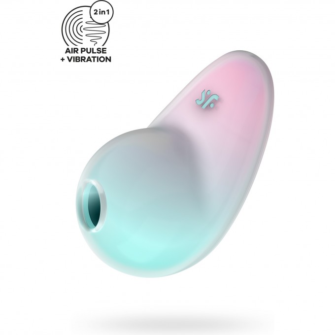 Вакуумный стимулятор клитора SATISFYER PIXIE DUST, силикон, зеленый J2018-272-1