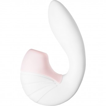 Вибратор SATISFYER Supernova, с вакуум-волновым стимулятором, силикон, белый, 16,9 см Вибратор SATISFYER Supernova, с вакуум-волновым стимулятором, силикон, белый, 16,9 см