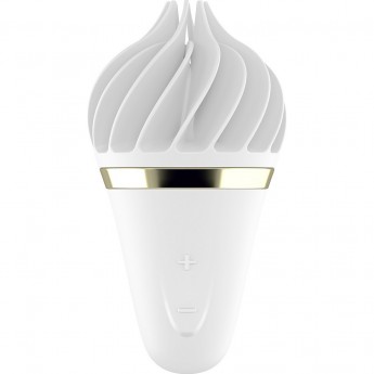 Вибромассажер-спиннатор SATISFYER LAYONS SWEET TREAT WHITE/GOLD Вибромассажер-спиннатор SATISFYER LAYONS SWEET TREAT WHITE/GOLD